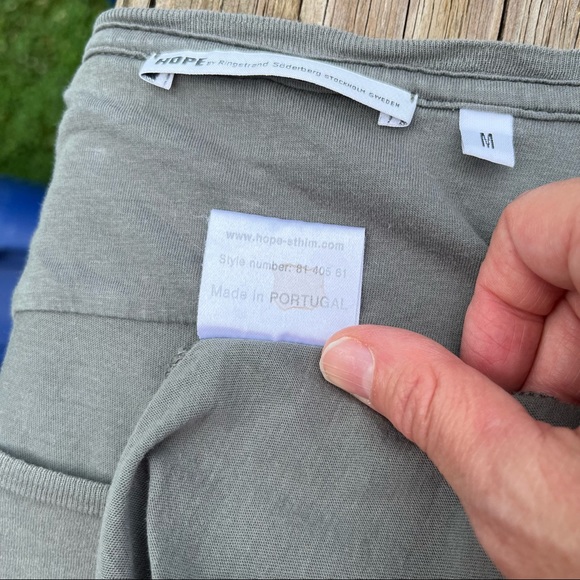 Swedish Designer! Hope Pima cotton T-shirt! - Picture 7 of 8